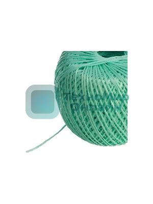 Шпагат полипропиленовый Сибртех 1200 текс, 1,7 мм, L 400 м, зеленый