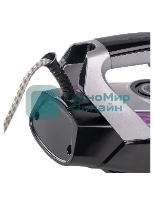Утюг Galaxy Line GL 6128 фиолетовый/черный, 2200 Вт, 30 г/мин, 140 г/мин, 150 мл