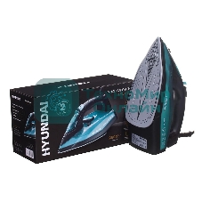 Утюг Hyundai H-SI01124 черный/зеленый, 2600 Вт, 25 г/мин, 220 г/мин, 420 мл