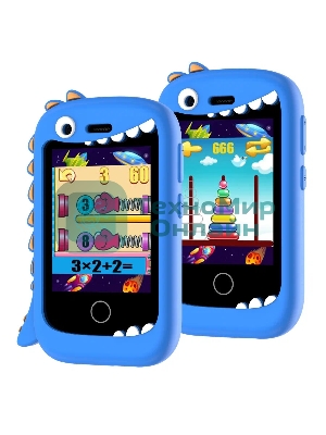 Детский смартфон Elari GamePhone 32Mb, 4Gb, черный/синий