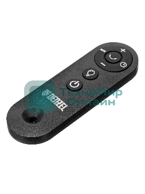 Тепловентилятор керамический Denzel DTFC-2000X, 1000/2000 Вт, 20 м2, 3 режима, пульт, Wi-Fi, термостат