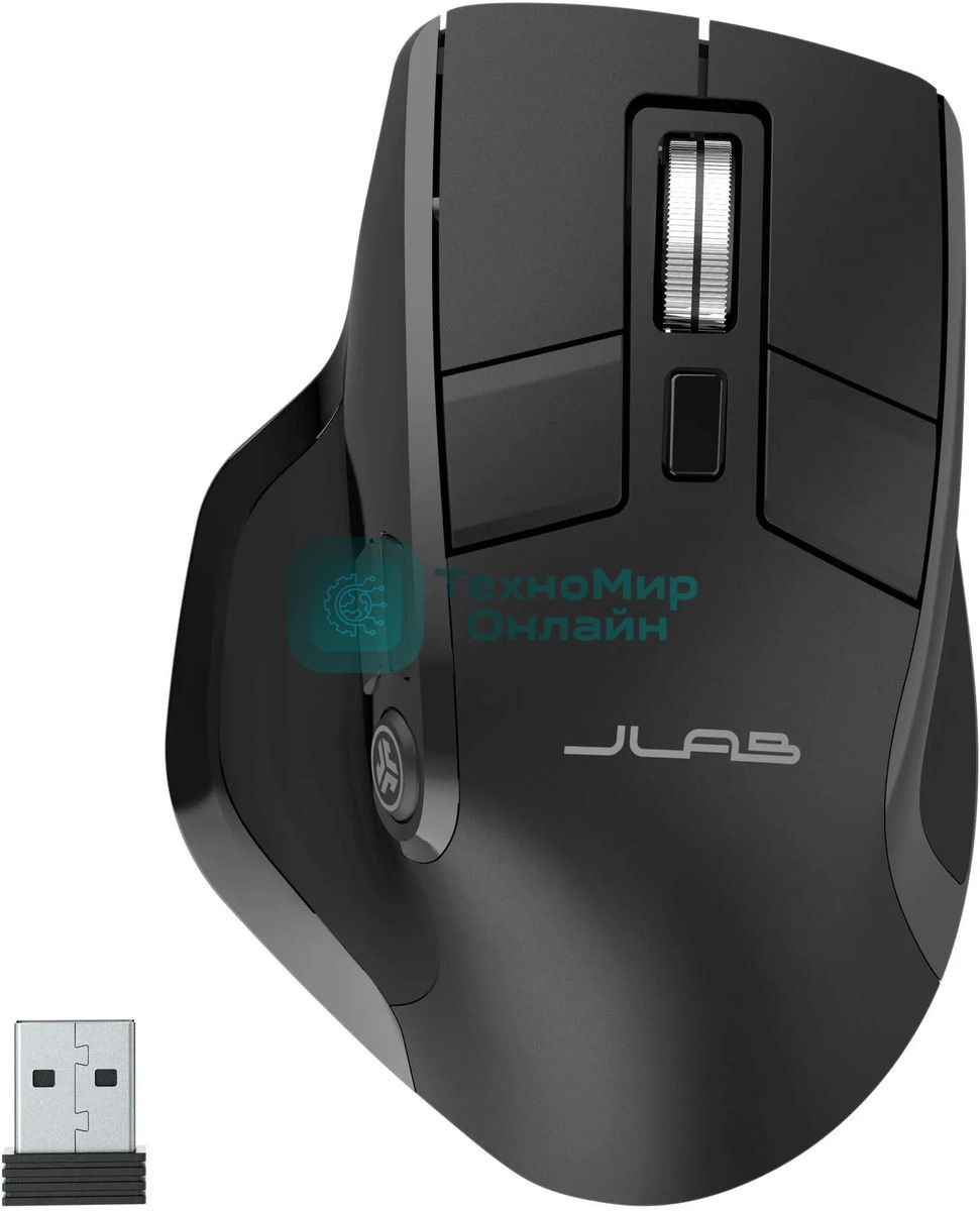 Мышь беспроводная Jlab Epic Mouse c функцией подзарядки, Link USB- A