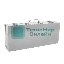 Аппарат для сварки пластиковых труб ПОБЕДА, ПТ-2435, 2 мощных нагревательных элемента, 2435 Вт., 6 насадок, металлический кейс