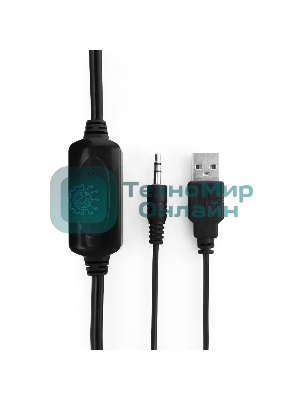 Акустическая система 2.0 Gembird SPK-405, пассив. излучатели, черный, 5 Вт, рег. громкости USB-питание