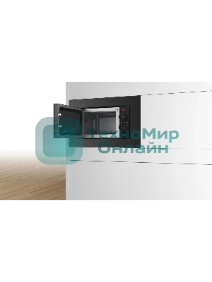 Микроволновая печь Bosch BFL623MB4 черный (встраиваемая)