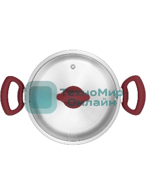 Кастрюля Rondell Heidi RDS-1114, 4.8л, с крышкой, 24см, сталь