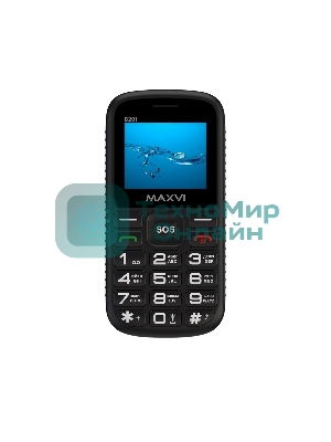 Мобильный телефон Maxvi B201 черный