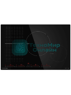 Индукционная варочная панель Maunfeld CVI804SFBK Inverter черный