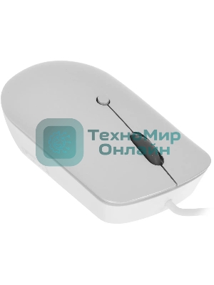 Мышь проводная Lenovo 540 светло-серый, 2400 dpi, USB-C, кнопки - 4