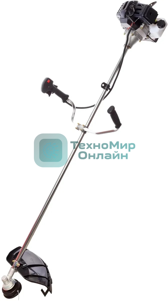 Триммер бензиновый RedVerg Gb52C. 2,2кВт/3,0л.с; 51,7 куб.см, прямая неразъемная штанга, велосипедная рукоятка, диск 3х лоп.- 255х25,4