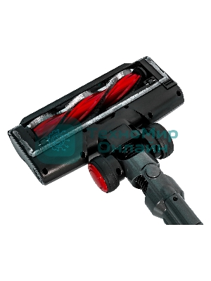 Пылесос вертикальный Supra VCS-5080 красный/серый, питание от аккумулятора, 250 Вт, уборка сухая, пылесборник 0.8 л