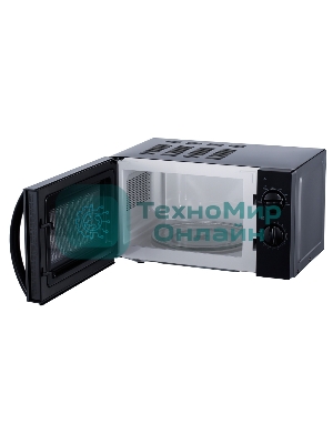 Микроволновая печь Starwind SMW2320 черный, 20 л, 700 Вт, переключатели - поворотный механизм
