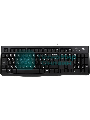 Клавиатура проводная Logitech K120 EER, USB, черный