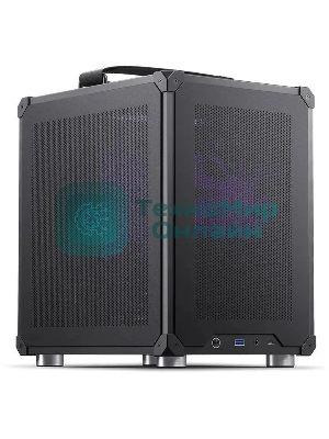 Компьютерный корпус JONSBO Computer Case C6Handle black hang-in version черный, Mini-Tower, материнская плата mATX, без БП, прозрачная боковая панель