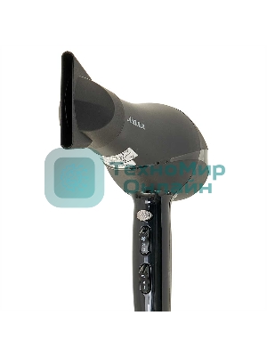 Фен АКСИНЬЯ КС-707 черный/серебристый, 2000 Вт