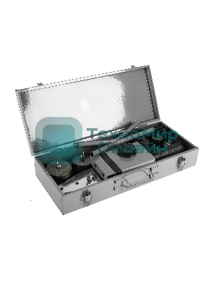 Аппарат для сварки пластиковых труб ПОБЕДА, ПТ-2435, 2 мощных нагревательных элемента, 2435 Вт., 6 насадок, металлический кейс