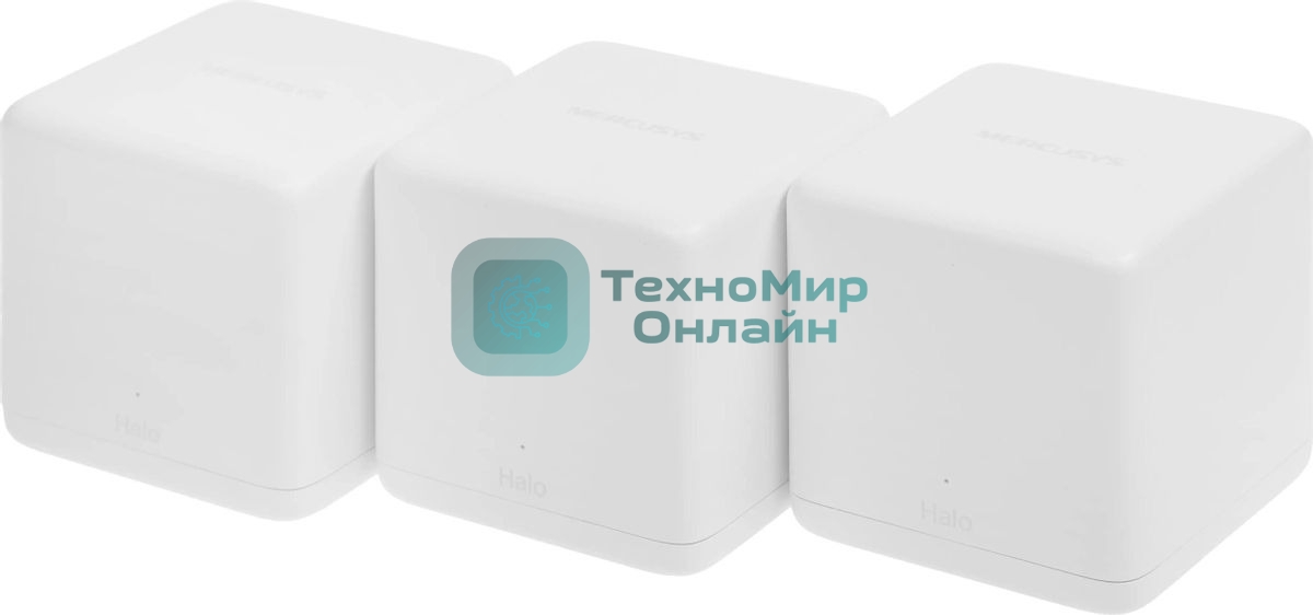 Бесшовный Mesh роутер Mercusys Halo H60X (3-pack) AX1500 Wi-Fi 6 система