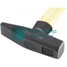 Молоток слесарный Matrix 400 г, квадратный боек, деревянная рукоятка