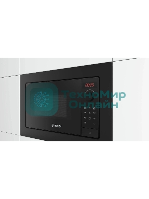 Микроволновая печь Bosch BFL623MB4 черный (встраиваемая)