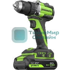 Дрель безударная Greenworks DD560 патрон:быстрозажимной реверс (3708407CUC)
