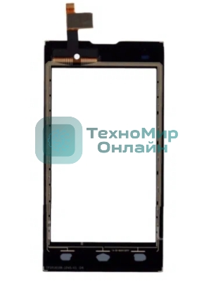 Сенсорное стекло (тачскрин) для Fly IQ4418 ERA Style 4, черное