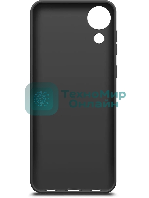 Чехол (клип-кейс) BoraSCO Silicone Case для Samsung Galaxy A03 Core черный (матовый)