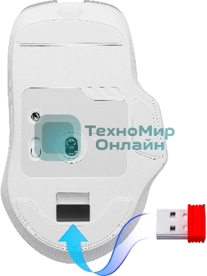 Мышь беспроводная Defender Astro Elite GM-056 белый, 3200 dpi, радиоканал, USB, кнопки - 7