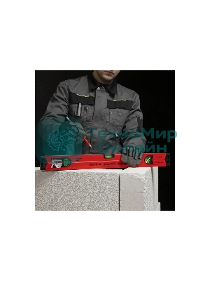 Уровень Matrix алюминиевый, 600 мм, фрезерованный, 3 глазка (1 зеркальный), усиленный