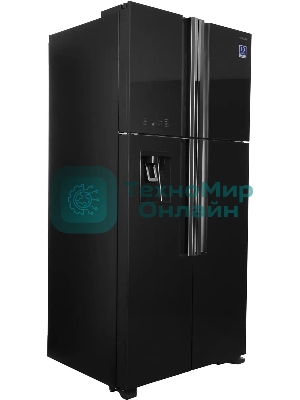 Холодильник Hitachi R-W660PUC7 GGR серый двухкамерный 396/144л морозилка сверху No Frost, Side by Side