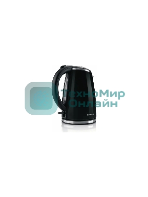 Чайник электрический Zelmer ZCK1274B 1.7 л, 2200 Вт, черный корпус: металл