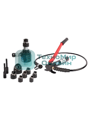 Пресс гидравлический помповый КВТ ПГПО-60 для пробивки отверстий, 10 т