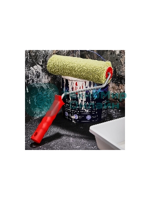 Валик Rexant полиакрил зеленый, ворс 18 мм, ширина ролика 240 мм, Ø 42 мм, бюгель 8 мм серия 