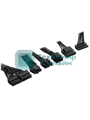 Блок питания ADATA XPG Core Reactor II COREREACTORII750GOLD RTL (COREREACTORII750G-BKCEU), 750Вт, 80 PLUS Gold, 120мм, модульный, черный