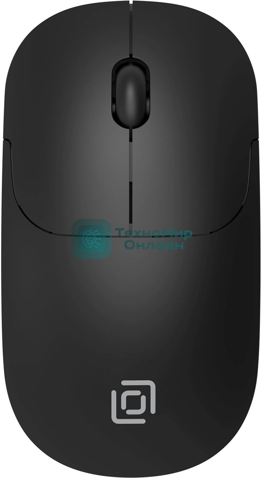 Мышь беспроводная Oklick 202MW черный, 1000 dpi, радиоканал, USB, кнопки - 3