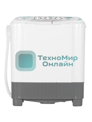 Стиральная машина Славда WS-50PЕТ белый, загрузка вертикальная 5 кг, 1350 об/мин, класс А
