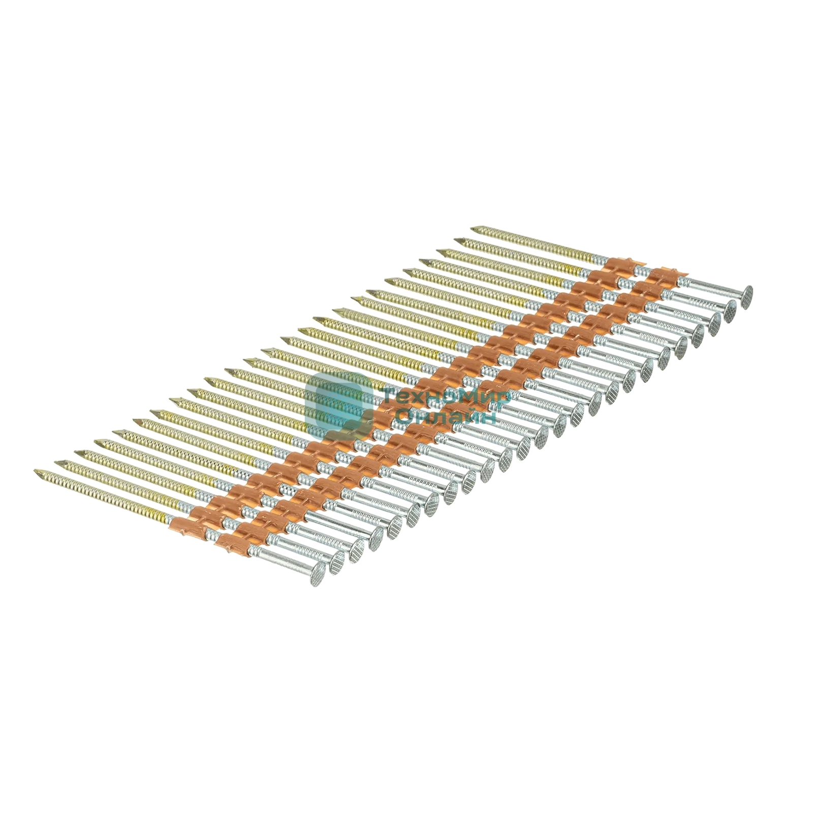 Гвозди Denzel для пнев. нейлера (оцинк.) длина - 90 мм, диам. - 3,05 мм, 2000 шт.