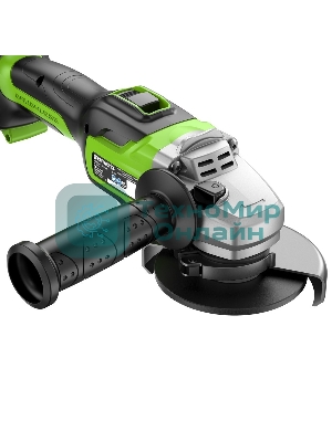 Углошлифовальная машина Greenworks GD24AG 10500об/мин рез.шпин.:M14 d=125мм (3200207CUG)