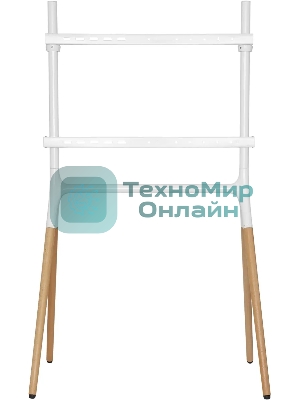 Подставка для телевизора Cactus CS-ST1247WTBCH белый/береза, 49