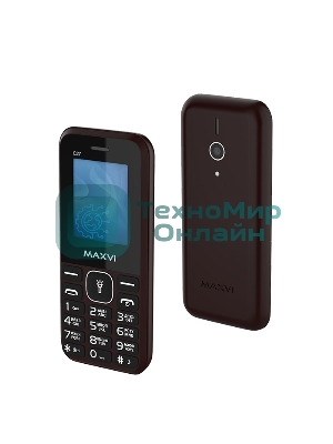 Мобильный телефон Maxvi C27 коричневый