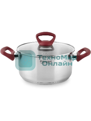 Кастрюля Rondell Heidi RDS-1114, 4.8л, с крышкой, 24см, сталь