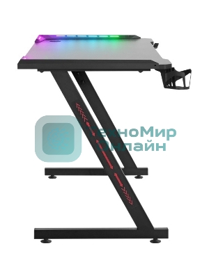 Стол игровой Defender Jupiter RGb, подвес кружки+гарн., черный_5