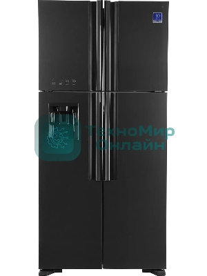 Холодильник Hitachi R-W660PUC7 GGR серый двухкамерный 396/144л морозилка сверху No Frost, Side by Side