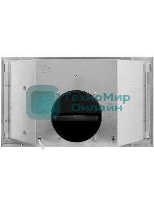 Встраиваемая вытяжка Hotpoint HPAE 52FLB X, управление сенсорное, Серебристый