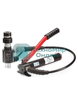 Пресс гидравлический помповый КВТ ПГПО-60 для пробивки отверстий, 10 т