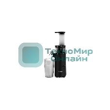 Соковыжималка Blackton Bt J3110 черный, шнековая вертикальная, 130 Вт, 600 мл, электронное, реверс