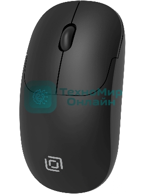 Мышь беспроводная Oklick 202MW черный, 1000 dpi, радиоканал, USB, кнопки - 3