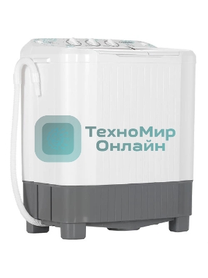 Стиральная машина Славда WS-50PЕТ белый, загрузка вертикальная 5 кг, 1350 об/мин, класс А