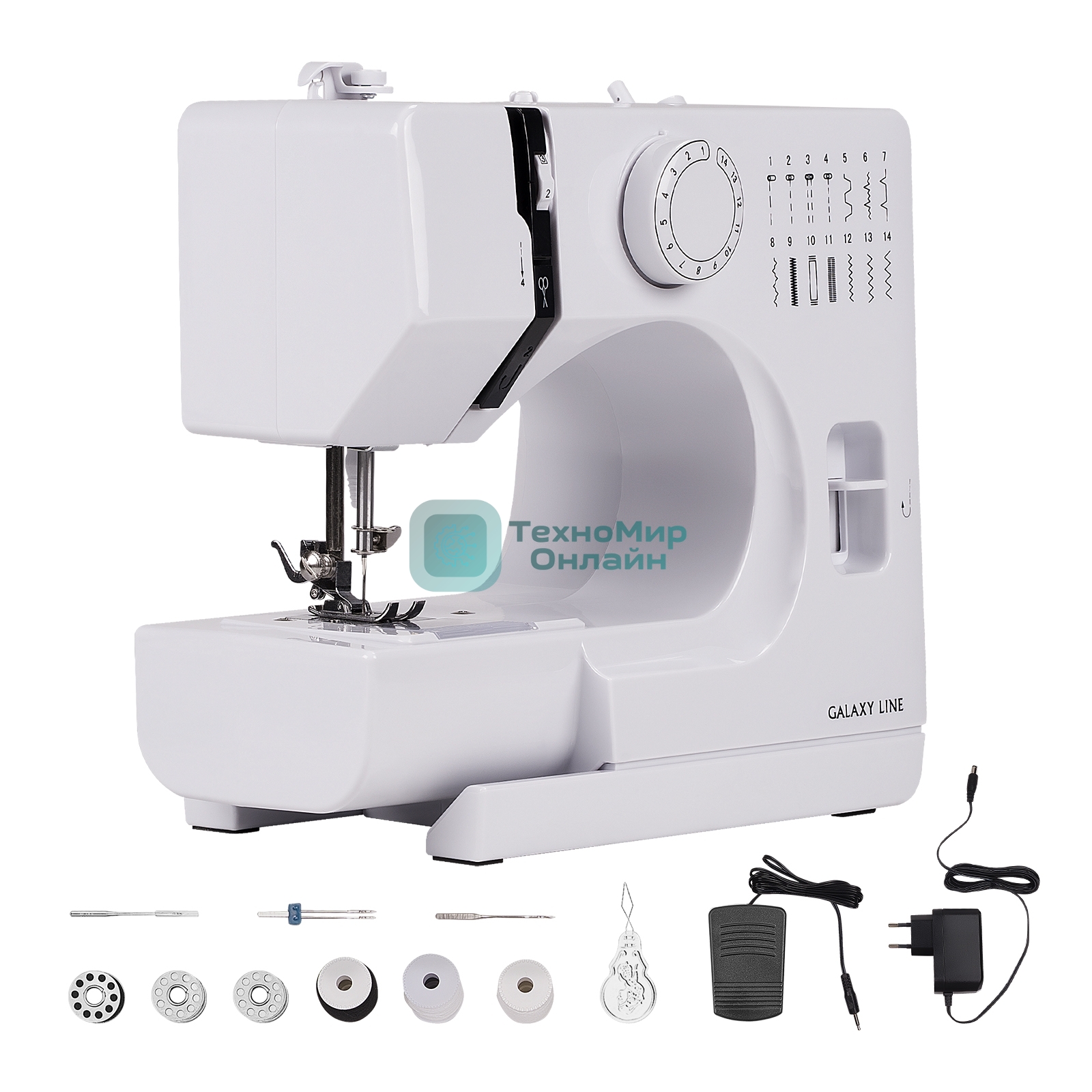 Электрическая швейная машина GALAXY GL 6502