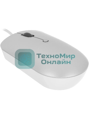 Мышь проводная Lenovo 540 светло-серый, 2400 dpi, USB-C, кнопки - 4