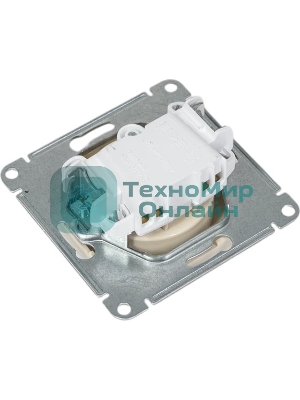 Механизм розетки 1-м СП AtlasDesign без заземл. защ. шторки 16А беж. SchE ATN000249